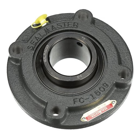 Regal Beloit Flange Block Bearing; 4 Bolt Round Flange Cartridge; 2 in. Bore; 5.4 in. Bolt Circle Diameter MFC-32